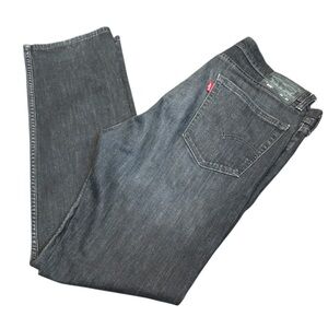 Levi’s 505 Regular Fit Black Jeans Straight Leg Denim Size 36x34